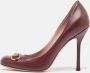 Gucci Vintage Pre-owned Leather heels Red Dames - Thumbnail 2