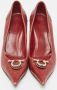 Gucci Vintage Pre-owned Leather heels Red Dames - Thumbnail 3