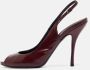 Gucci Vintage Pre-owned Leather heels Red Dames - Thumbnail 2