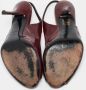 Gucci Vintage Pre-owned Leather heels Red Dames - Thumbnail 6