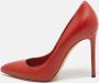 Gucci Vintage Pre-owned Leather heels Red Dames - Thumbnail 2