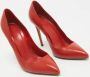 Gucci Vintage Pre-owned Leather heels Red Dames - Thumbnail 4