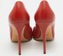 Gucci Vintage Pre-owned Leather heels Red Dames - Thumbnail 5