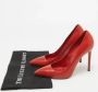 Gucci Vintage Pre-owned Leather heels Red Dames - Thumbnail 9