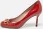 Gucci Vintage Pre-owned Leather heels Red Dames - Thumbnail 2