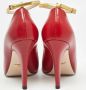 Gucci Vintage Pre-owned Leather heels Red Dames - Thumbnail 5