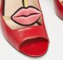 Gucci Vintage Pre-owned Leather heels Red Dames - Thumbnail 7