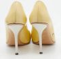 Gucci Vintage Pre-owned Leather heels Yellow Dames - Thumbnail 5