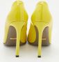 Gucci Vintage Pre-owned Leather heels Yellow Dames - Thumbnail 5