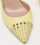 Gucci Vintage Pre-owned Leather heels Yellow Dames - Thumbnail 8