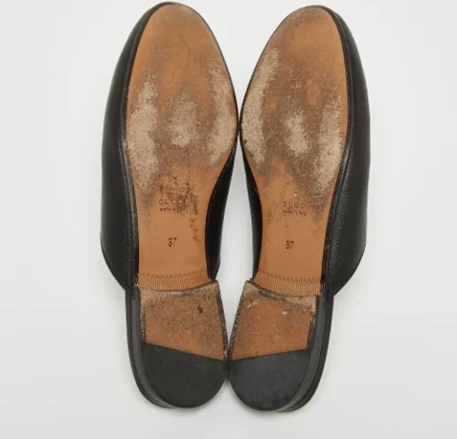 Gucci Vintage Pre-owned Leather mules Black Dames