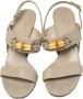 Gucci Vintage Pre-owned Leather sandals Beige Dames - Thumbnail 2