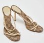 Gucci Vintage Pre-owned Leather sandals Beige Dames - Thumbnail 4