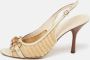 Gucci Vintage Pre-owned Leather sandals Beige Dames - Thumbnail 2