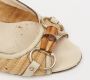 Gucci Vintage Pre-owned Leather sandals Beige Dames - Thumbnail 7