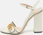 Gucci Vintage Pre-owned Leather sandals Beige Dames - Thumbnail 2