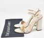 Gucci Vintage Pre-owned Leather sandals Beige Dames - Thumbnail 9