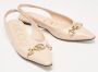 Gucci Vintage Pre-owned Leather sandals Beige Dames - Thumbnail 4