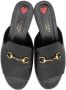 Gucci Vintage Pre-owned Leather sandals Black Dames - Thumbnail 3