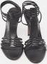 Gucci Vintage Pre-owned Leather sandals Black Dames - Thumbnail 3