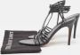 Gucci Vintage Pre-owned Leather sandals Black Dames - Thumbnail 9