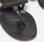 Gucci Vintage Pre-owned Leather sandals Black Dames - Thumbnail 7