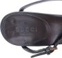 Gucci Vintage Pre-owned Leather sandals Black Dames - Thumbnail 6