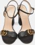 Gucci Vintage Pre-owned Leather sandals Black Dames - Thumbnail 2