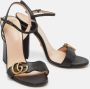 Gucci Vintage Pre-owned Leather sandals Black Dames - Thumbnail 3