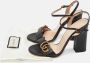 Gucci Vintage Pre-owned Leather sandals Black Dames - Thumbnail 8