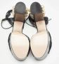 Gucci Vintage Pre-owned Leather sandals Black Dames - Thumbnail 6