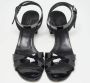 Gucci Vintage Pre-owned Leather sandals Black Dames - Thumbnail 3