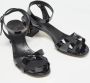 Gucci Vintage Pre-owned Leather sandals Black Dames - Thumbnail 4