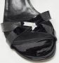 Gucci Vintage Pre-owned Leather sandals Black Dames - Thumbnail 7