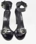 Gucci Vintage Pre-owned Leather sandals Black Dames - Thumbnail 3