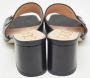 Gucci Vintage Pre-owned Leather sandals Black Dames - Thumbnail 4