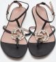 Gucci Vintage Pre-owned Leather sandals Black Dames - Thumbnail 3