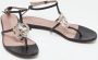 Gucci Vintage Pre-owned Leather sandals Black Dames - Thumbnail 4