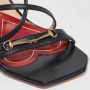 Gucci Vintage Pre-owned Leather sandals Black Dames - Thumbnail 7