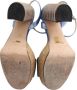 Gucci Vintage Pre-owned Leather sandals Blue Dames - Thumbnail 5