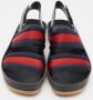 Gucci Vintage Pre-owned Leather sandals Blue Heren - Thumbnail 3