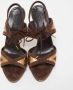 Gucci Vintage Pre-owned Leather sandals Brown Dames - Thumbnail 3