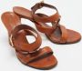 Gucci Vintage Pre-owned Leather sandals Brown Dames - Thumbnail 4