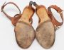 Gucci Vintage Pre-owned Leather sandals Brown Dames - Thumbnail 6