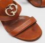 Gucci Vintage Pre-owned Leather sandals Brown Dames - Thumbnail 7