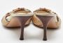 Gucci Vintage Pre-owned Leather sandals Brown Dames - Thumbnail 5