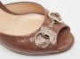 Gucci Vintage Pre-owned Leather sandals Brown Dames - Thumbnail 7