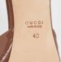 Gucci Vintage Pre-owned Leather sandals Brown Dames - Thumbnail 8