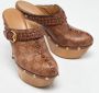 Gucci Vintage Pre-owned Leather sandals Brown Dames - Thumbnail 4