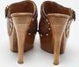 Gucci Vintage Pre-owned Leather sandals Brown Dames - Thumbnail 5